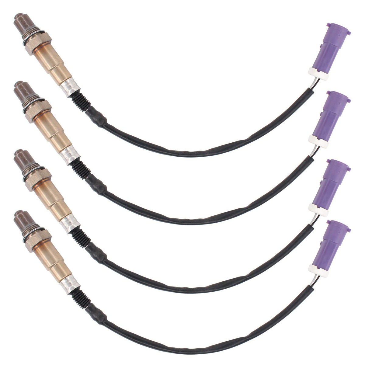 NewYall pack of four oxygen sensors showing packaging and included sensors, reliable fit