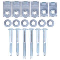 NewYall front packaging showing bolt kit and clear component inventory benefit