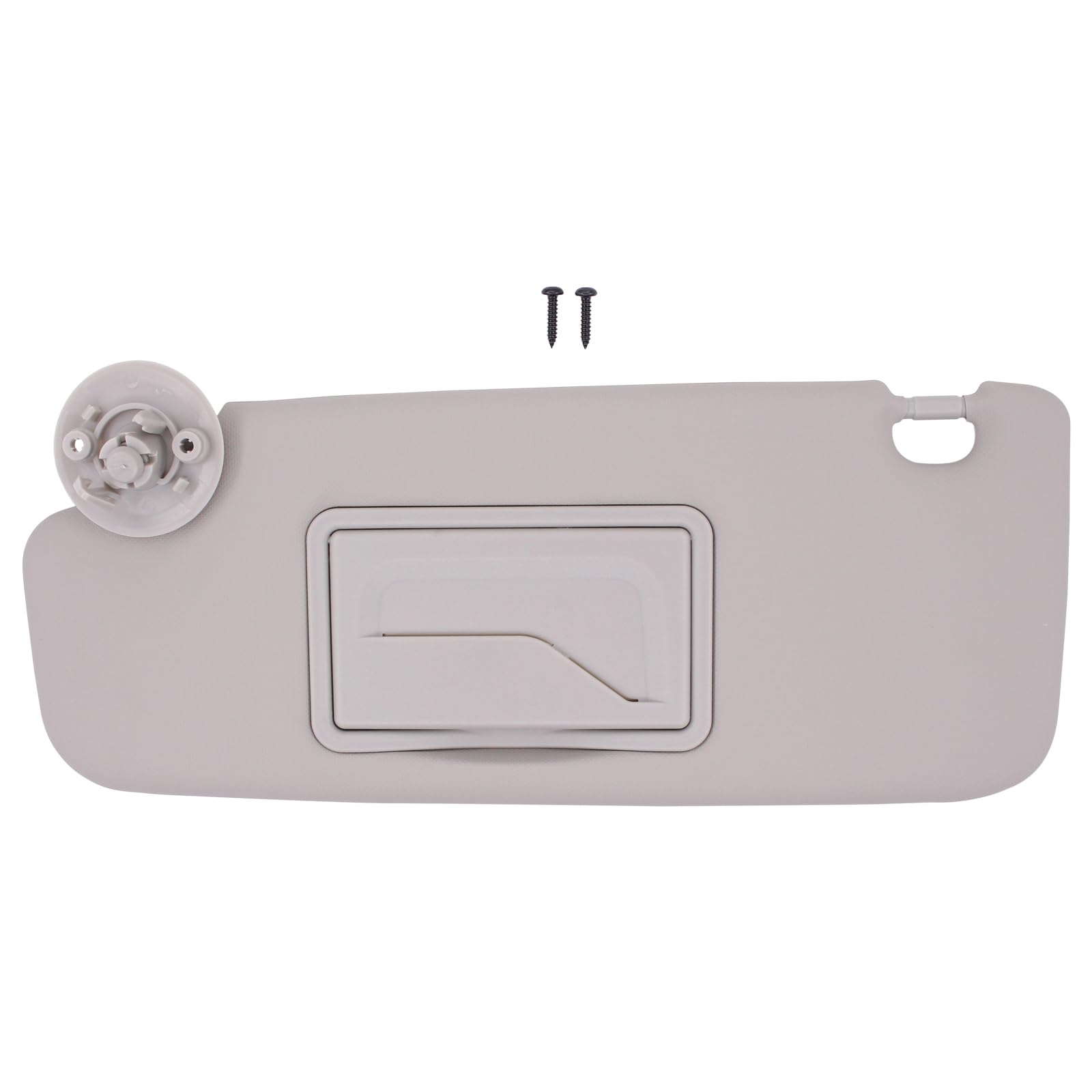 NewYall gray left sun visor front view showing clean fit and finish for Bolt EV