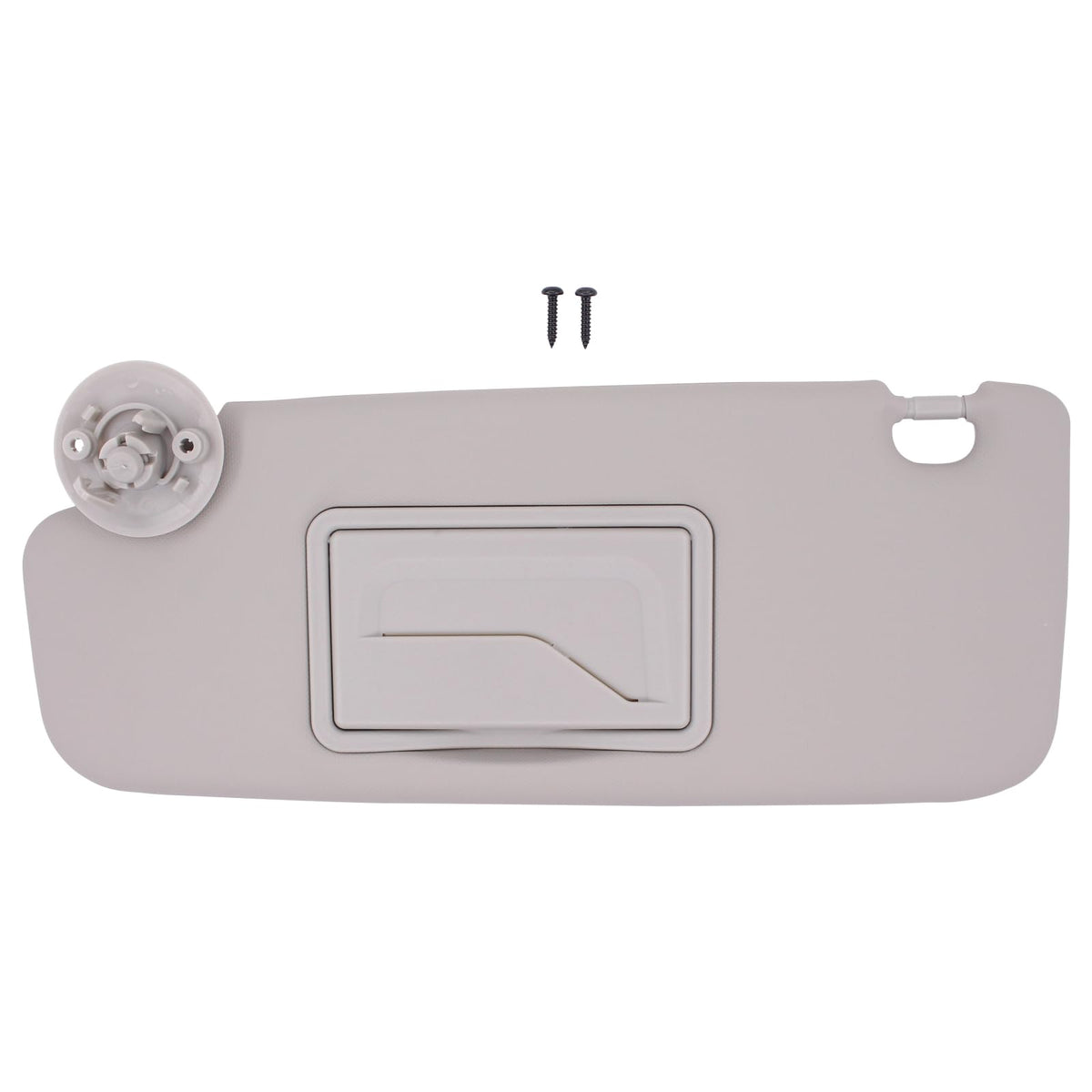 NewYall gray left sun visor front view showing clean fit and finish for Bolt EV
