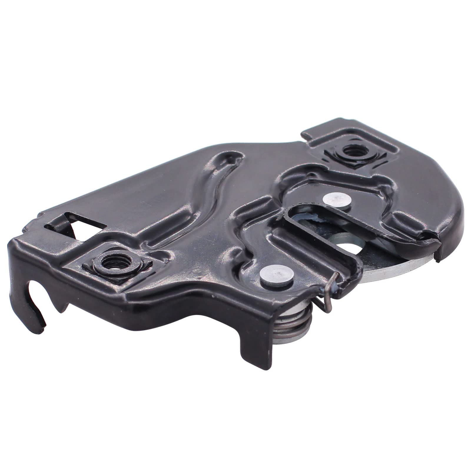NewYall hood latch closeup of release mechanism for smooth operation