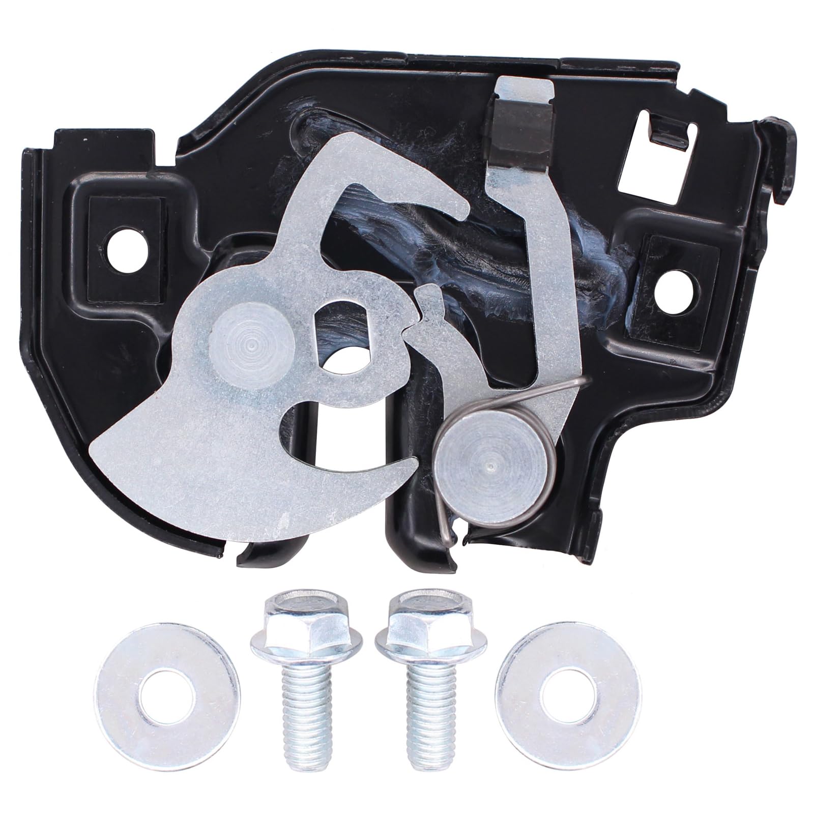 NewYall hood latch front view showing secure fit and reliable function