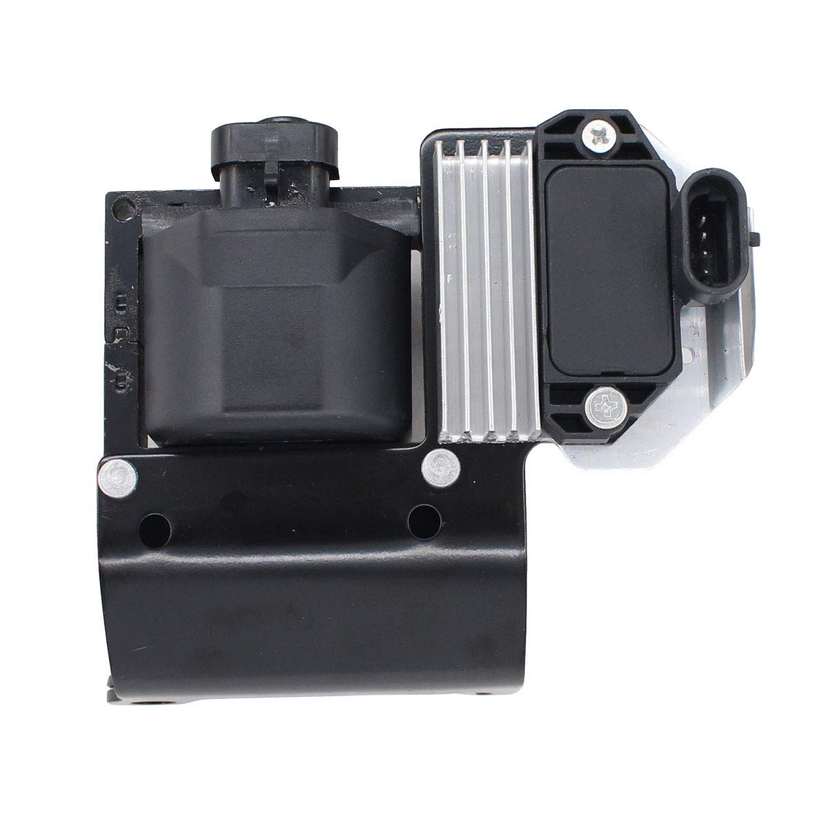 NewYall ignition coil front view showing overall shape and fit for easy replacement