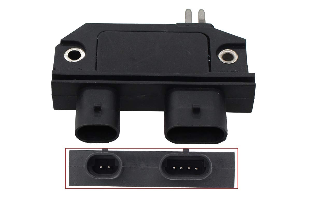 NewYall ignition module connector detail with clear pins for reliable connection
