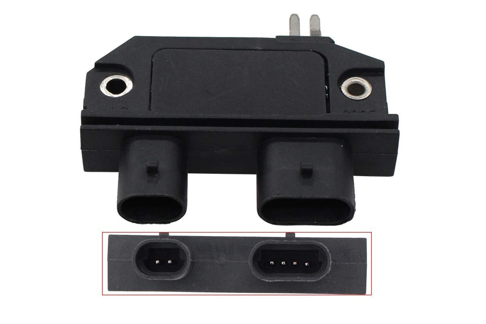 NewYall ignition module connector detail with clear pins for reliable connection