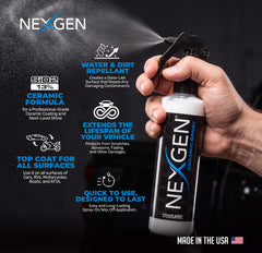 Nexgen spray nozzle closeup for easy fast application
