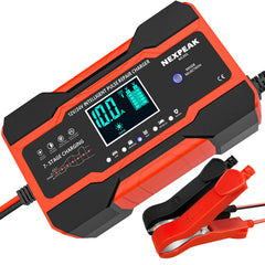 NEXPEAK front view showing compact charger and ports for clear storage benefits
