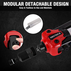 NEXTACK NT300 close-up of heat-treated jaws delivering secure grip and long life