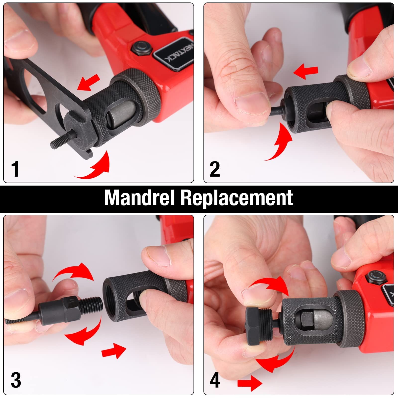 NEXTACK textured non-slip grips for secure control under load