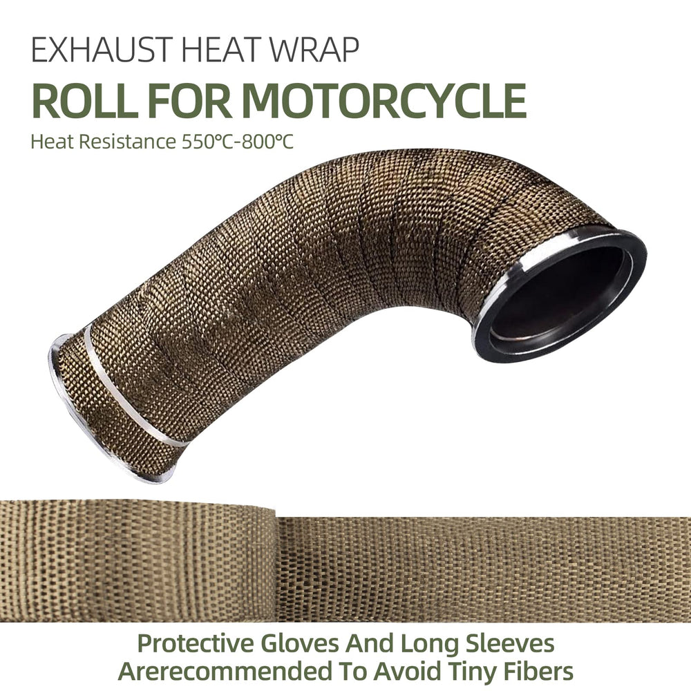 NEZUIBAN wrap on turbo downpipe demonstrating heat control and improved exhaust velocity