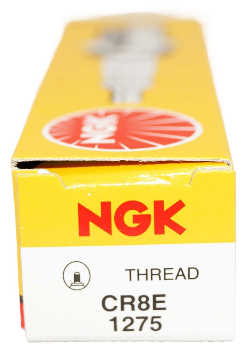 NGK 1275 next to coin for scale demonstrating compact size and easy handling