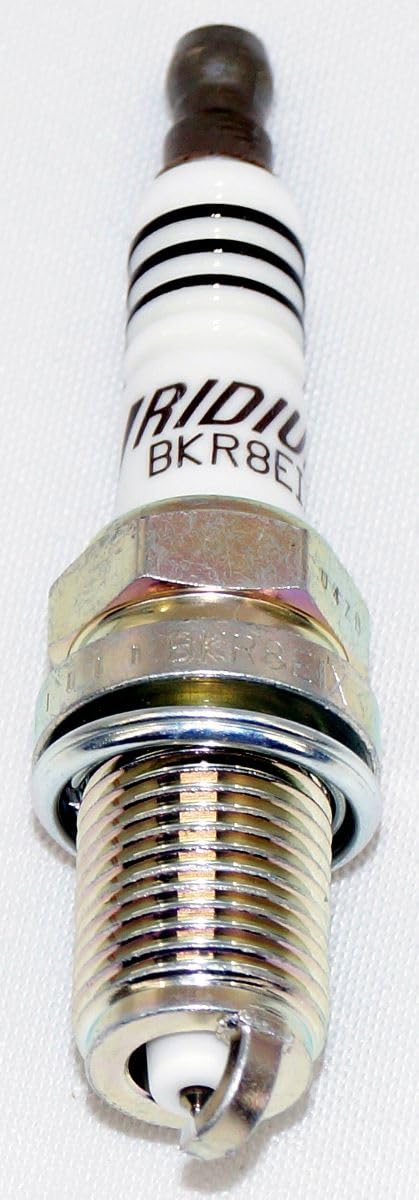 NGK close up of iridium center tip highlighting precision spark performance