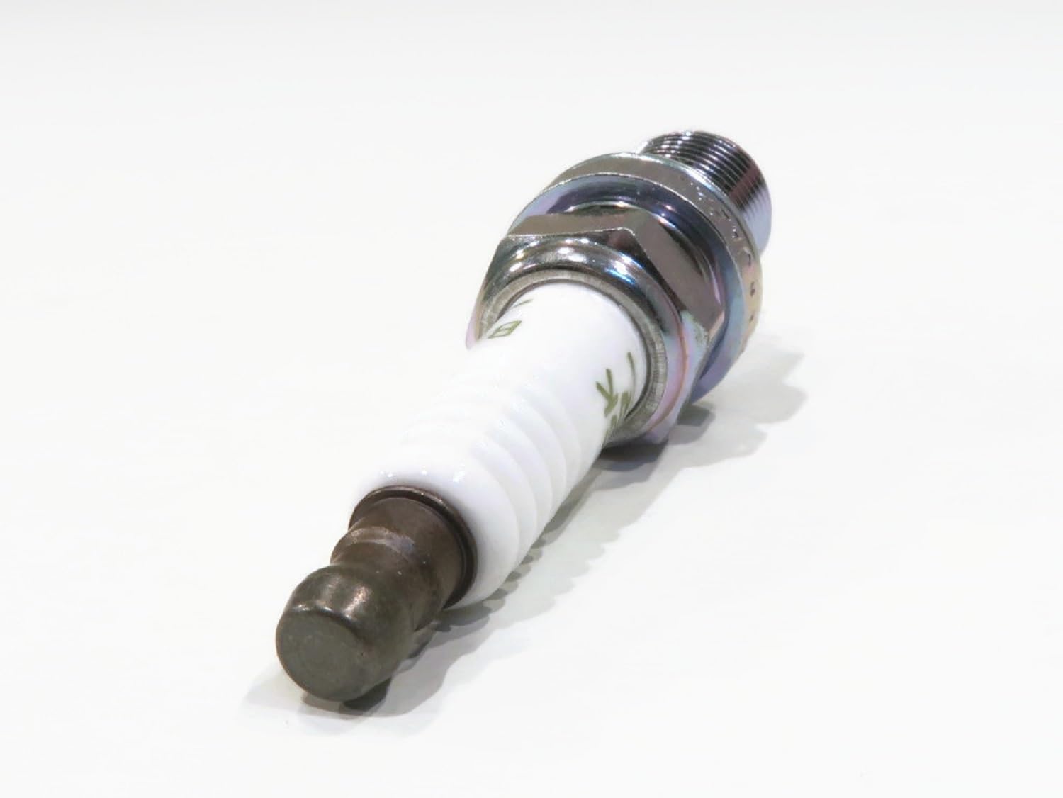 NGK spark gap detail focused on electrode spacing for accurate performance