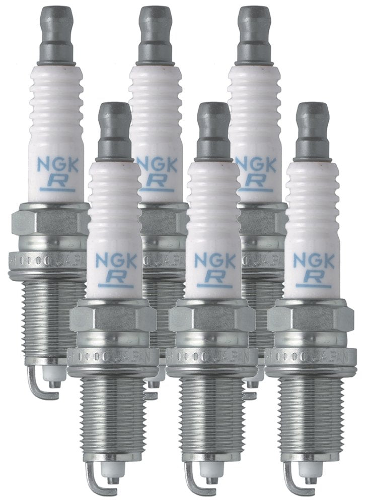 NGK front packaging showing six spark plugs and clear OEM-quality benefit