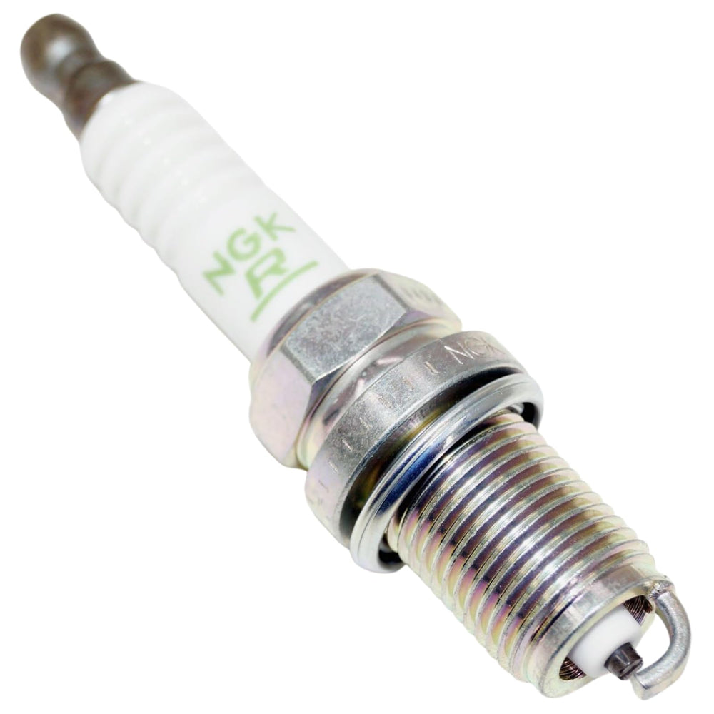 NGK threaded shell detail demonstrating cold-rolled threads to prevent cylinder head damage