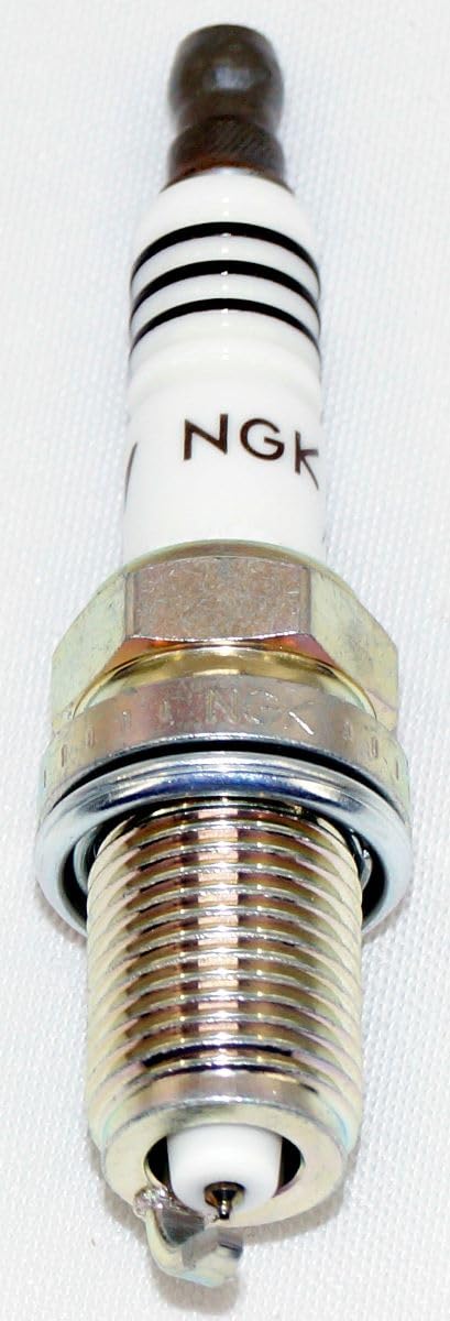 NGK tapered ground electrode detail demonstrating improved ignition response