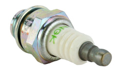 NGK BPM8Y electrode tip close-up highlighting copper core heat dissipation benefit