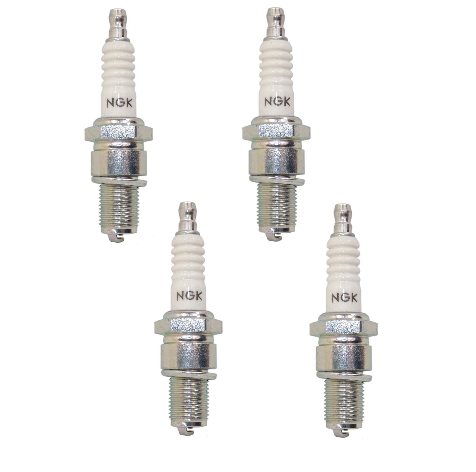 NGK BPR5ES front view box of four showing plug design and reliable fit