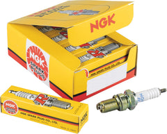NGK BR7EF close-up of electrode and insulator showing improved ignitability benefits