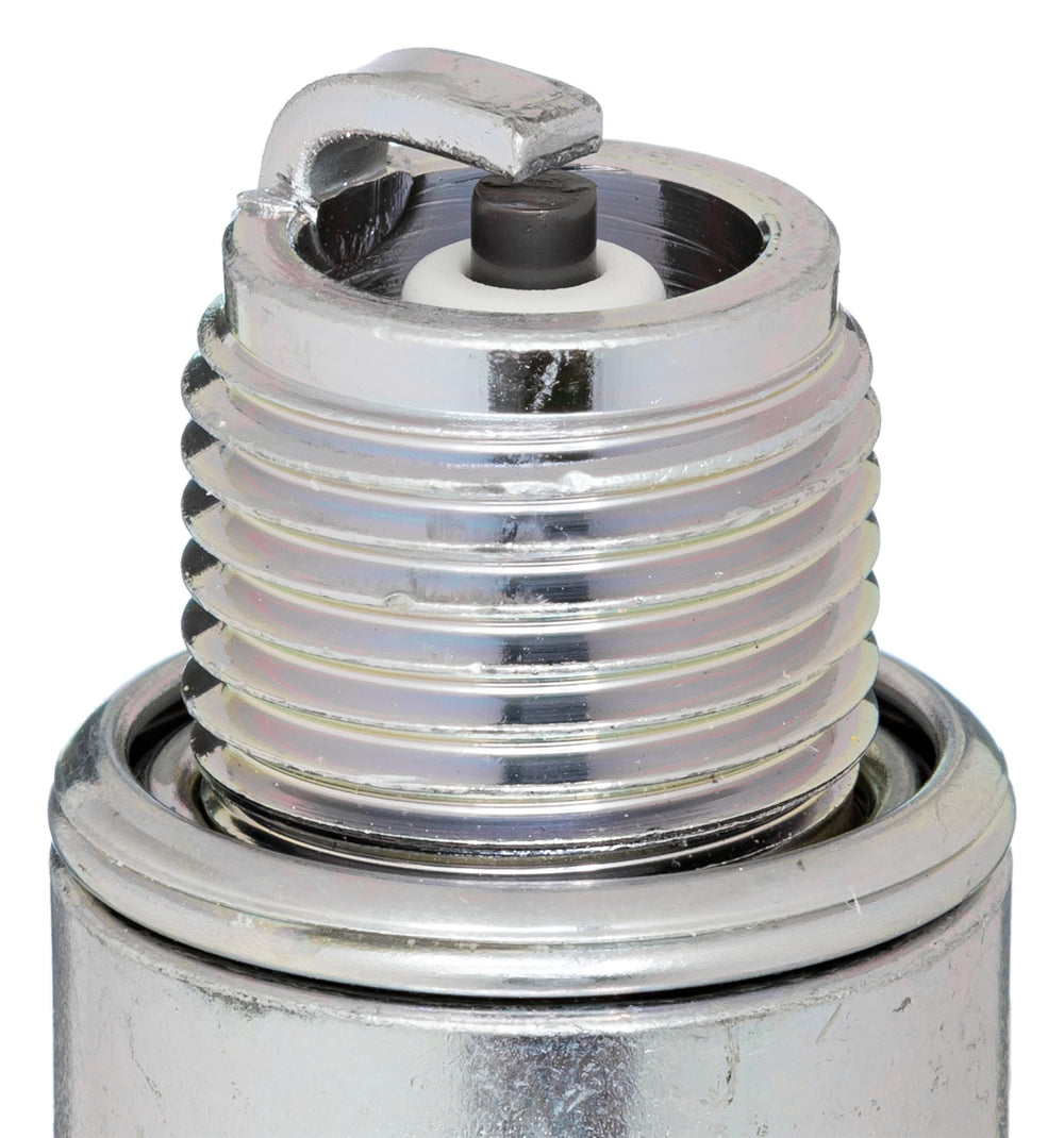 NGK BR7HS10 electrode close-up revealing tip and insulator for reliable spark performance
