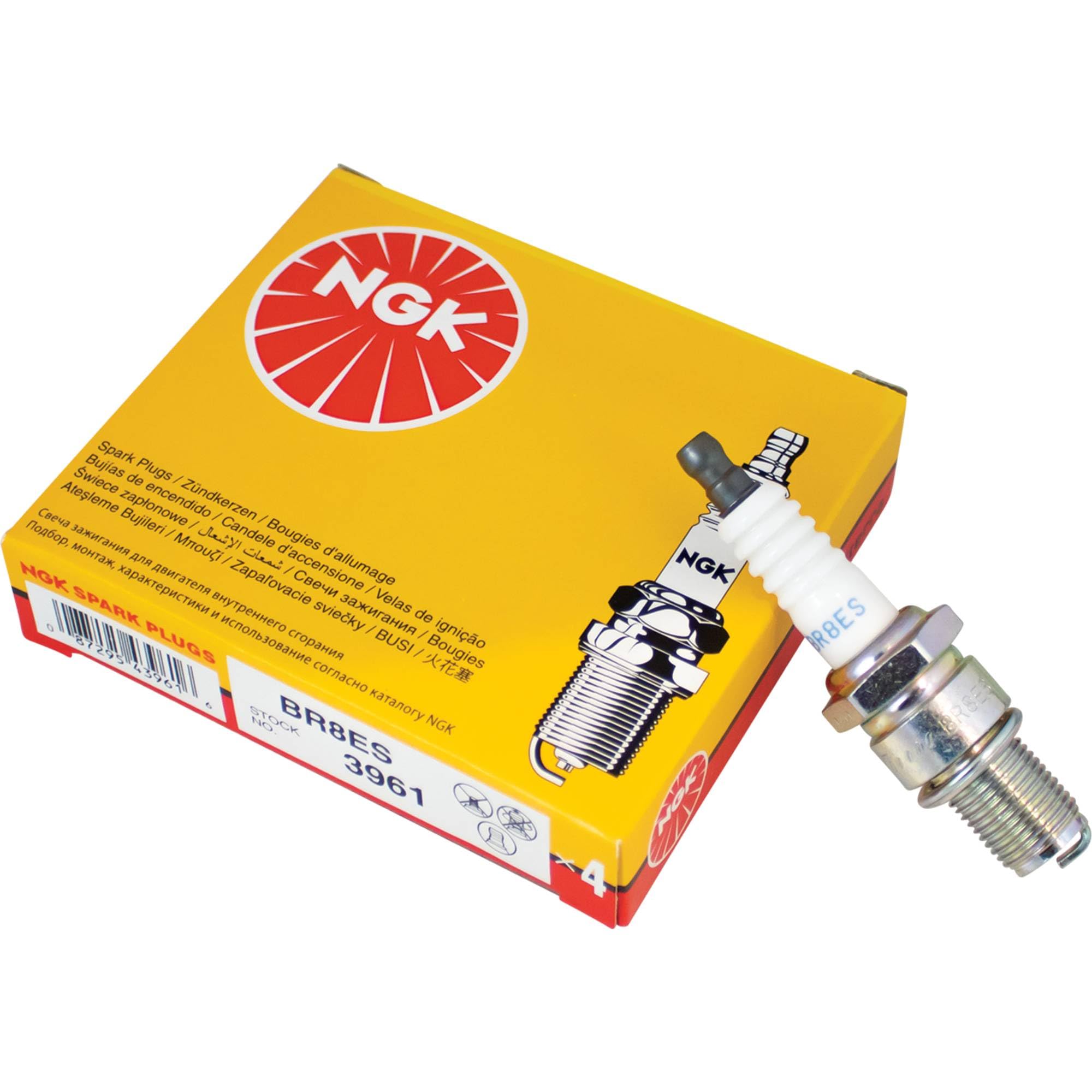 NGK electrode tip detail highlighting gap clarity and consistent spark performance
