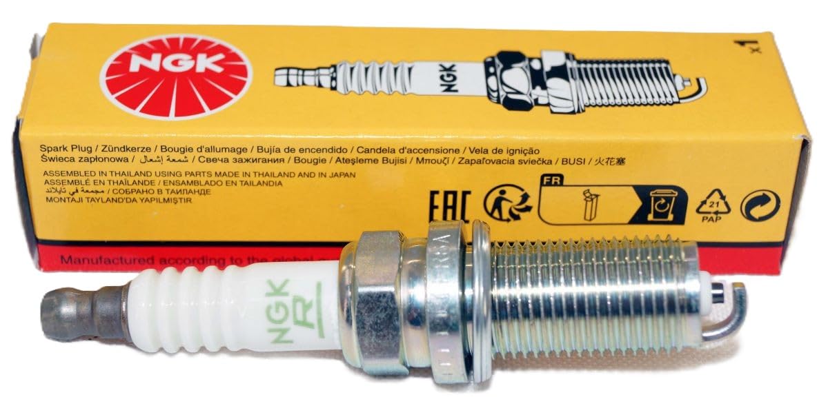 NGK electrode close-up highlighting durable construction and spark reliability