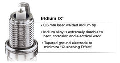 NGK spark plug installed in engine showing correct fitment and improved ignition reliability