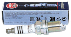 NGK close-up of iridium center electrode highlighting fine-wire durability advantage