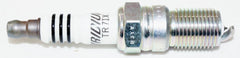 NGK fine iridium electrode detail showing precise spark point and longevity