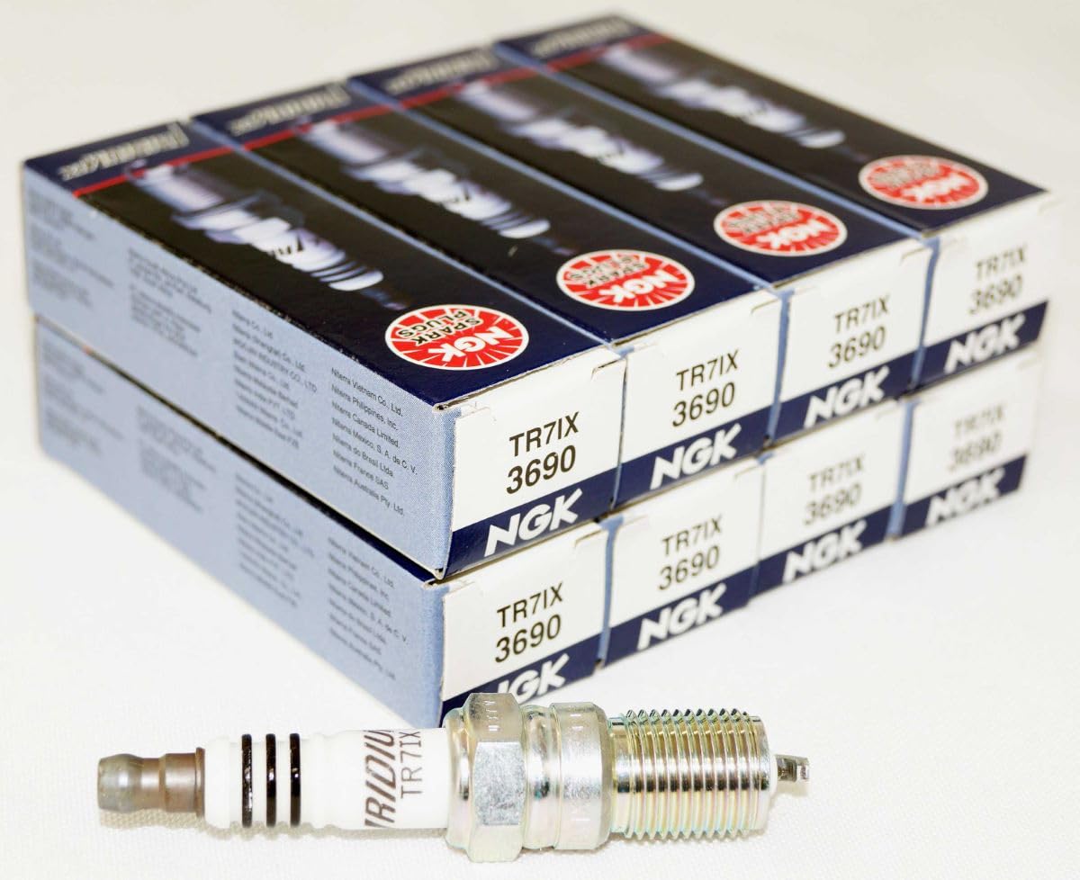 NGK Iridium IX TR7IX front packaging showing part number and benefits