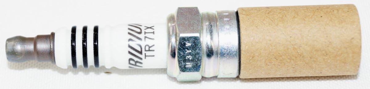 NGK pack of eight TR7IX plugs arranged to show full replacement set advantage