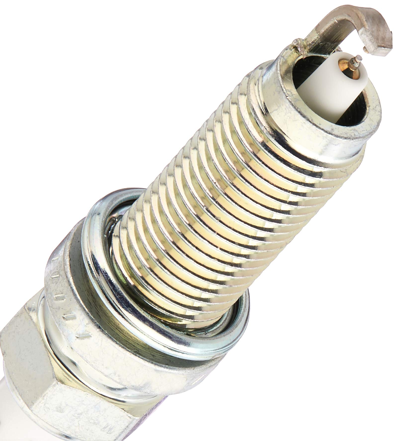 NGK closeup of iridium-tipped electrode highlighting precision tip for consistent ignition performance