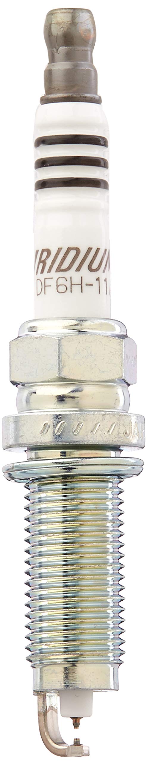 NGK front packaging showing four spark plugs and labels for easy identification and genuine parts assurance