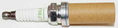 Four NGK LFR6A plugs arranged to show full replacement set for consistent performance