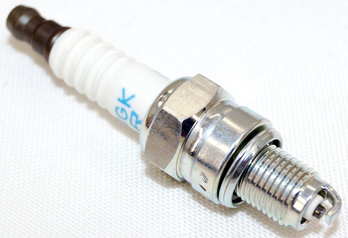 NGK LR8B beside ruler showing scale and correct dimensions for fit verification