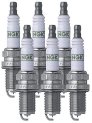 NGK LTR6IX-11 front view showing pack of six and iridium tip for reliable ignition