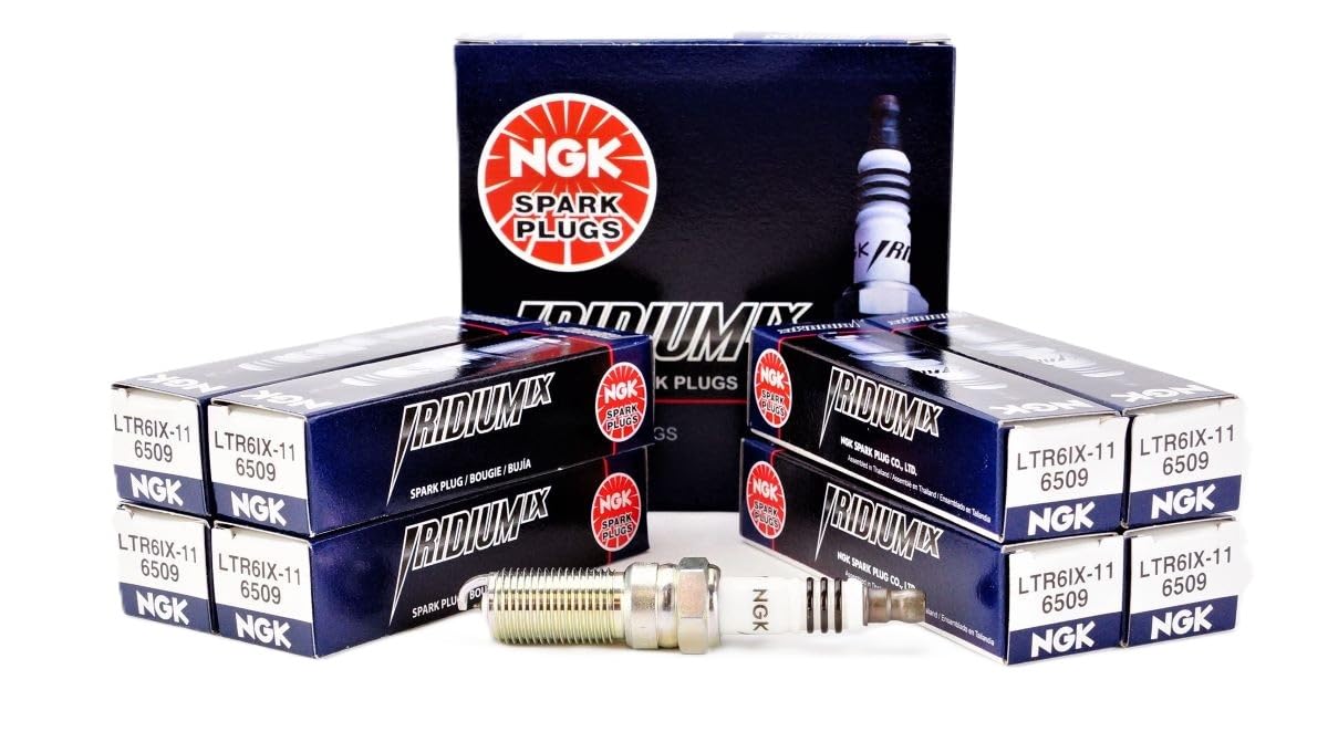 NGK LTR6IX-11 front packaging showing genuine eight-pack benefit
