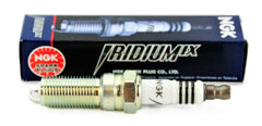 NGK close-up of iridium electrode detail for durable spark performance