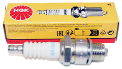 NGK spark plug side profile highlighting construction and durability