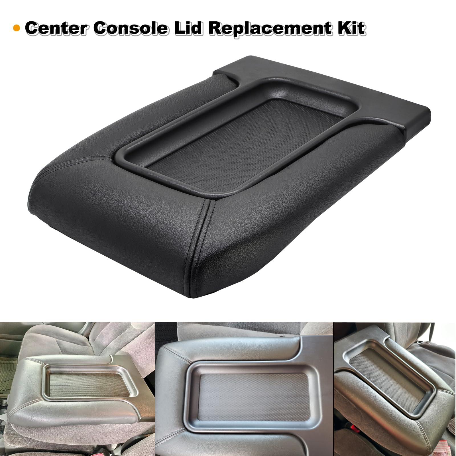 NHILES installed console lid in Silverado interior restoring armrest comfort and look benefit