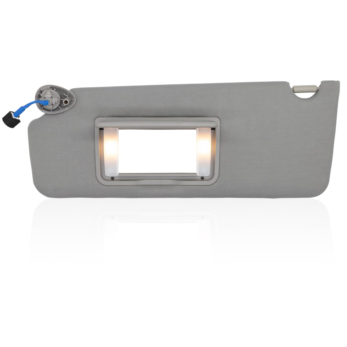 NHILES driver sun visor front view showing clean Wisteria finish for interior upgrade