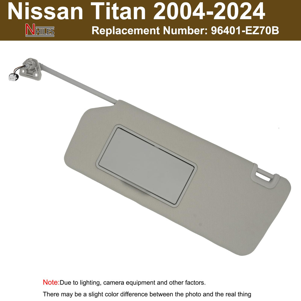 NHILES packaged sun visor with included hardware ready for installation