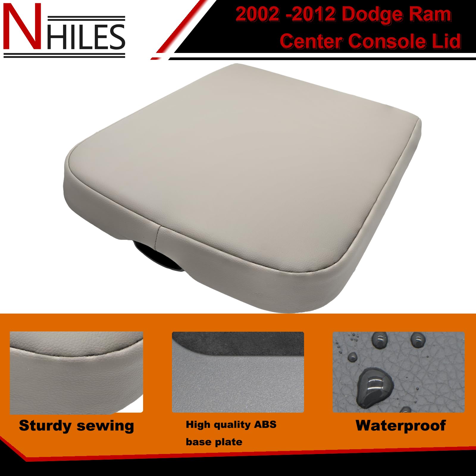 NHILES side profile showing hinge detail for easy installation and secure fit