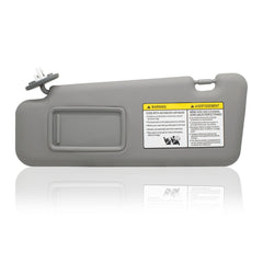 NHILES sun visor front view showing gray finish and clean fit benefit