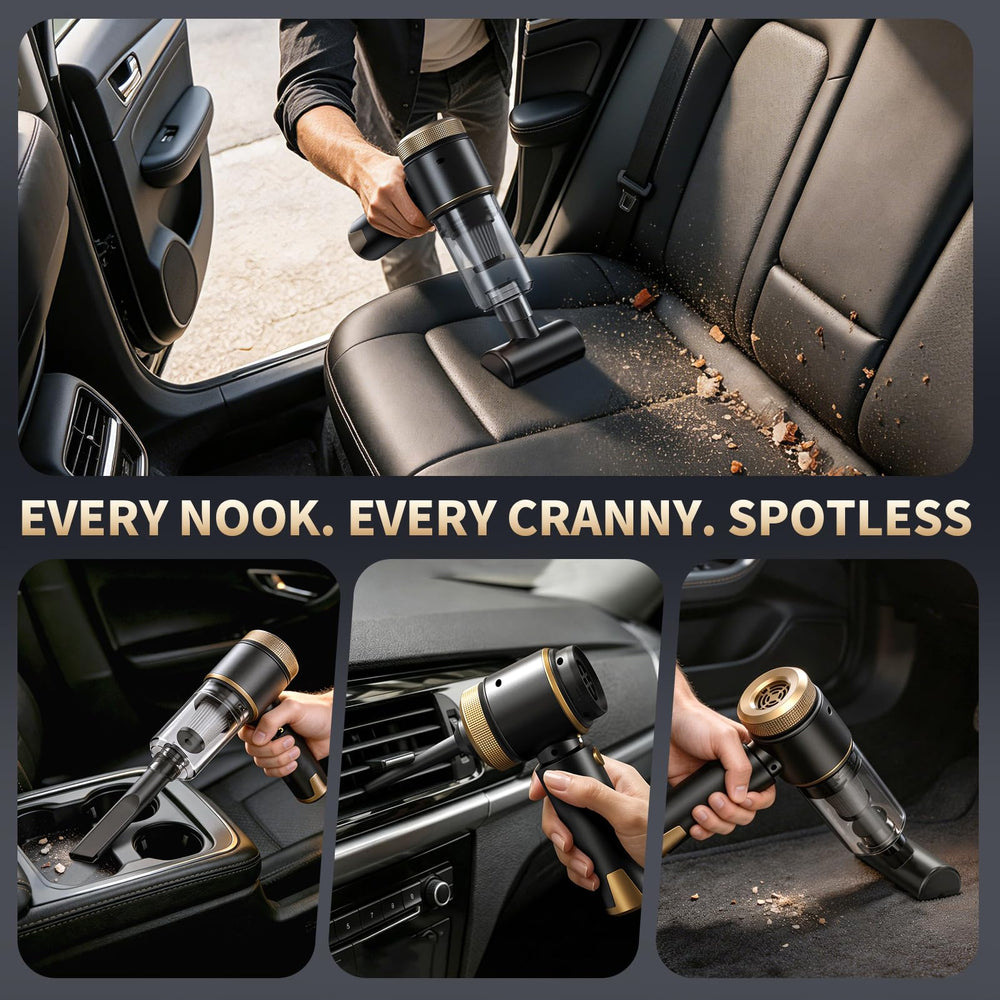 NHOWIN placed in a glovebox showing compact storage and travel-ready benefit