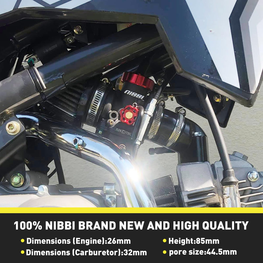 nibbi angle shot of carburetor connection illustrating secure coupling benefit