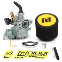 Nibbi carburetor front view showing throttle body for reliable throttle response