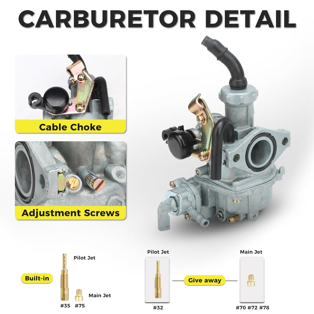 nibbi jet kit laid out showing spare jets for tuning performance