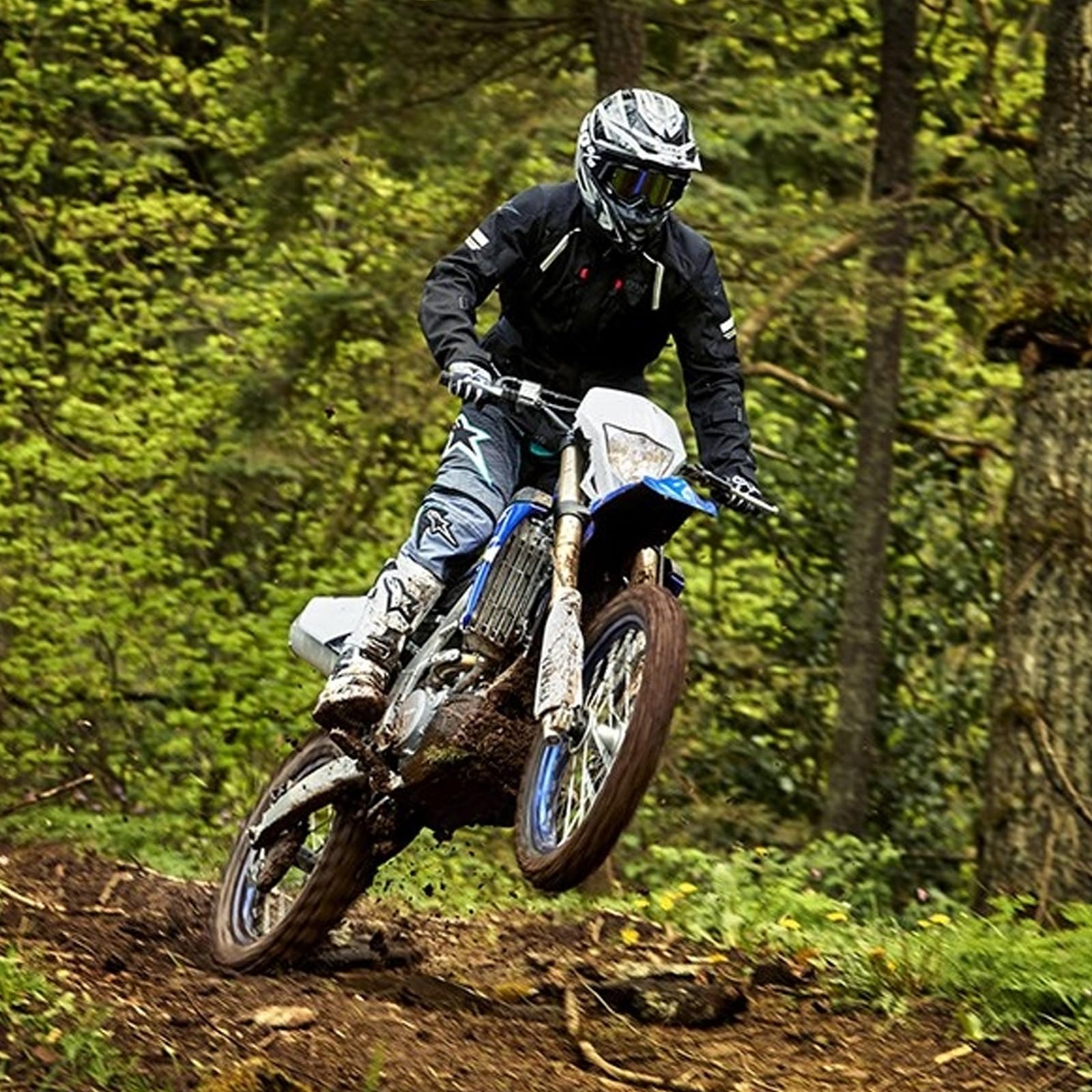 nibbi installed on dirt bike during trail ride showing performance gain