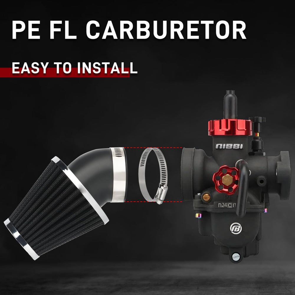 nibbi PE24 installed on a pit bike demonstrating straightforward upgrade benefits